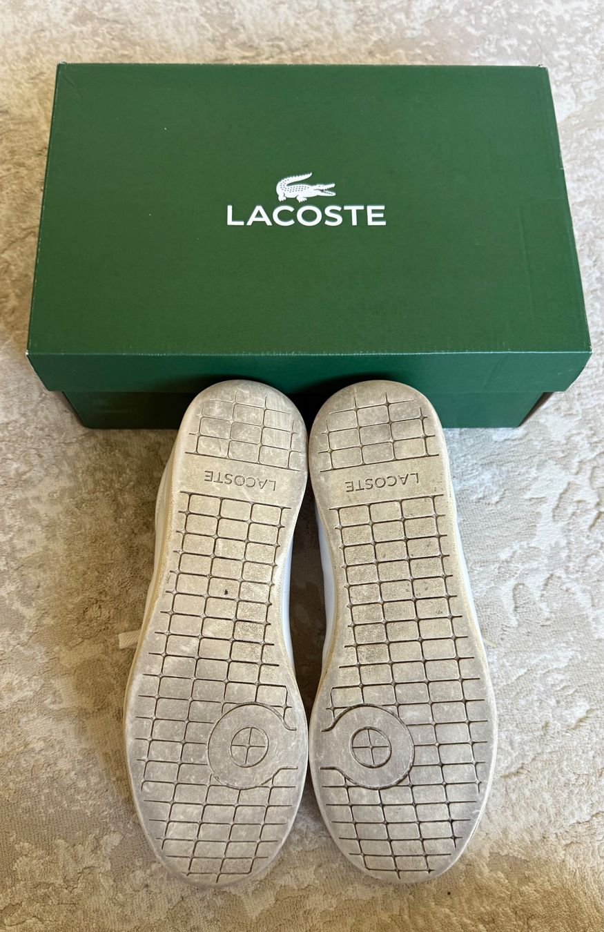 Lacoste Scarpe da uomo: Lacoste Sneaker, weiss-grün – Usato da Wohlen AG venduto da thr_t5x8 5