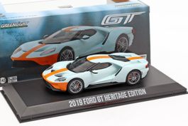 Ford GT Heritage Edition Gulf 2019 hellblau / orange    1:43