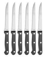 6er Set Steakmesser Fleischmesser Küchenmesser Pizza Messer