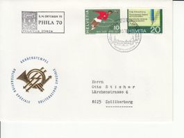 Sonderstempel S. 749 Philatelia Zürich 1970