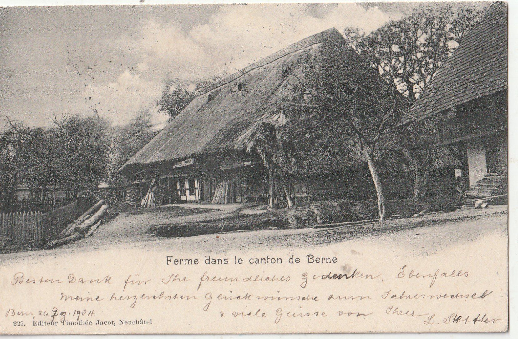 Cartes postales: Haus Kanton Bern – D'occasion à Lumbrein par made02