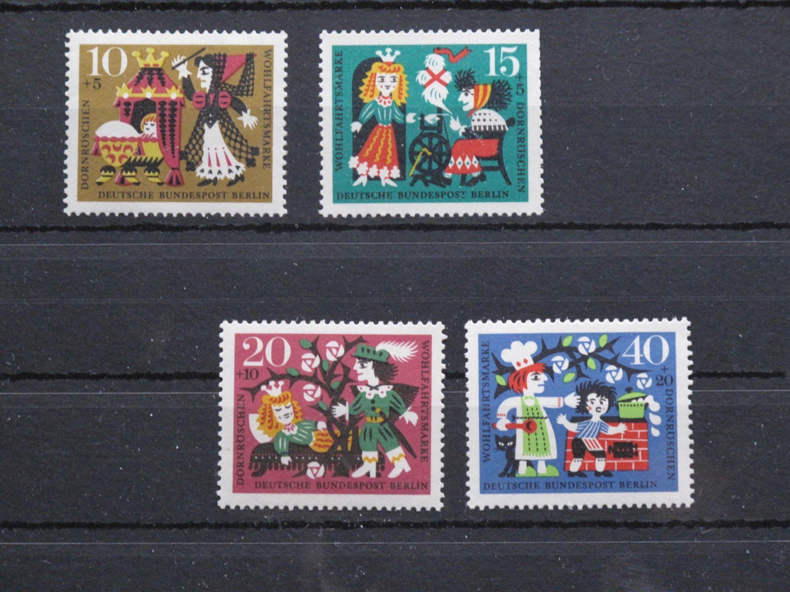 Tutti i francobolli: Berlin 1964 Märchen Brüder Grimm I ** – Usato da Wil SG venduto da fva01