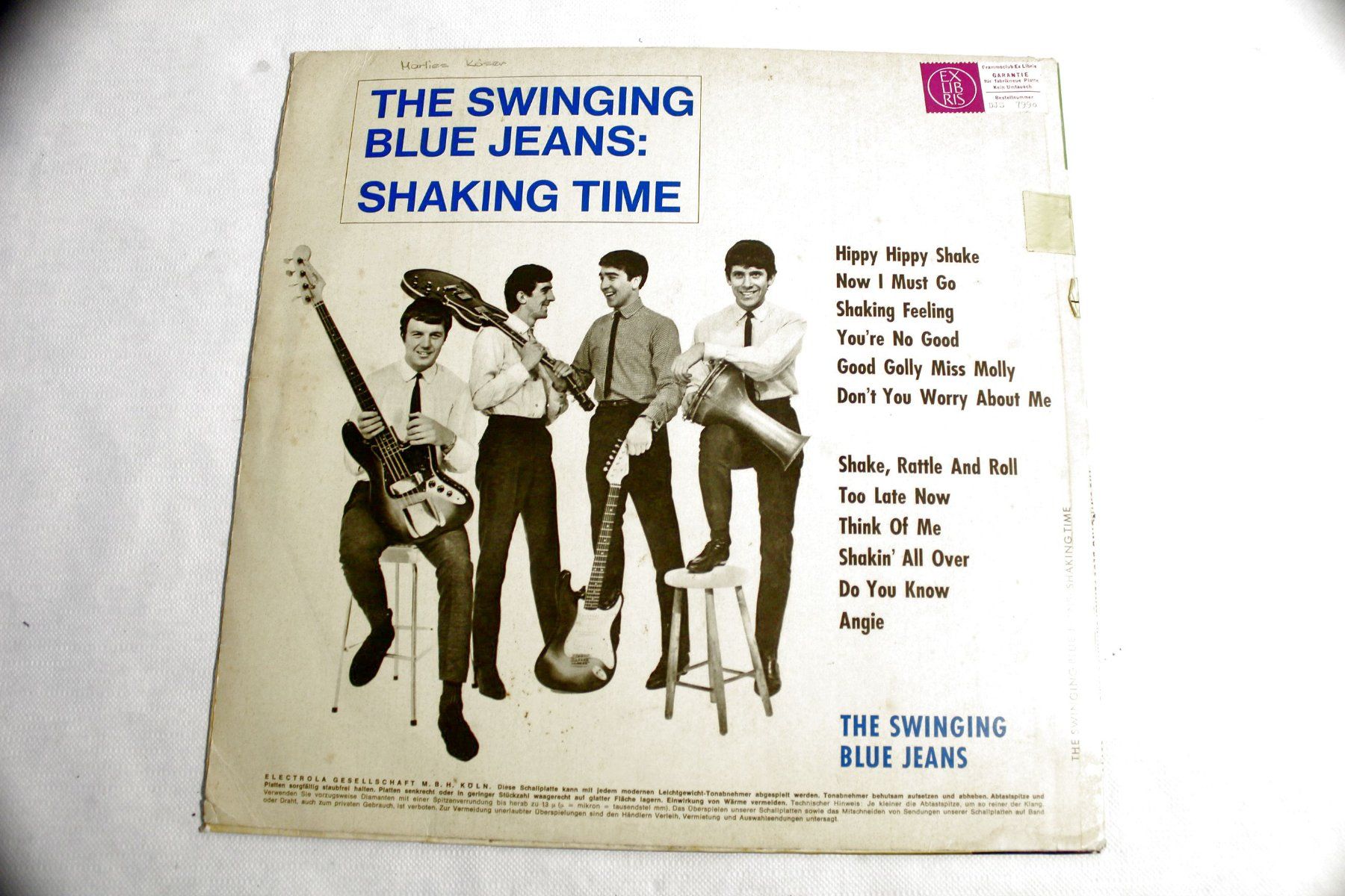Dischi in vinile: SWINGIN BLUE JEANS, Shaking Time, STE 83716, 1964, VG++/VG- – Usato da Bern venduto da kultiges 5