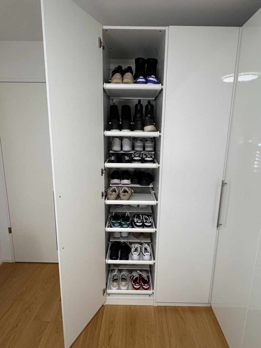 Ikea Schuhschrank Weiss Hochglanz