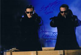 Sean Patrick Flanery & Norman Reedus Autogramme Foto 20x30cm
