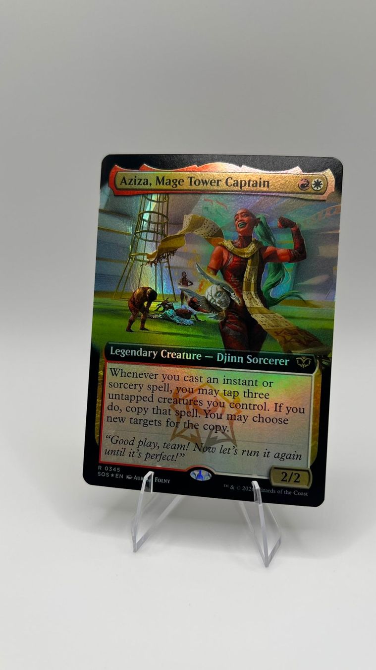 Magic The Gathering Carte collezionabili: Aziza, Mage Tower Captain Foil Extended – Nuovo (secondo la descrizione) da Wilen b. Wollerau venduto da GarruksShop