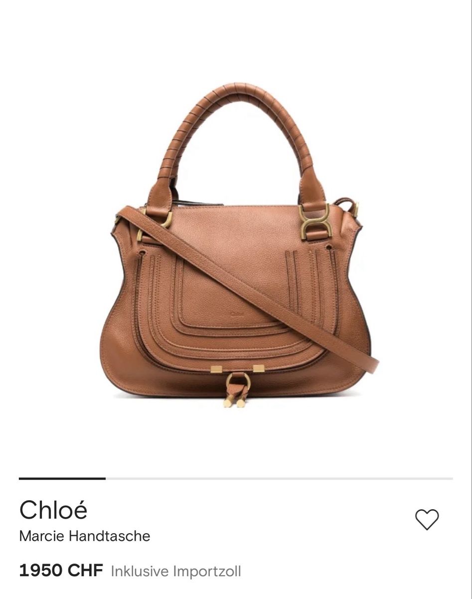 Chloé Sacs: Chloe Marcie Medium Bag – Neuf (Voir description) à Zürich par CVMK 7