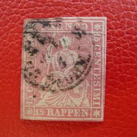 Strubel: 24F (24B1.m), tolles Stück, Kat: 450.- Seidenpapier