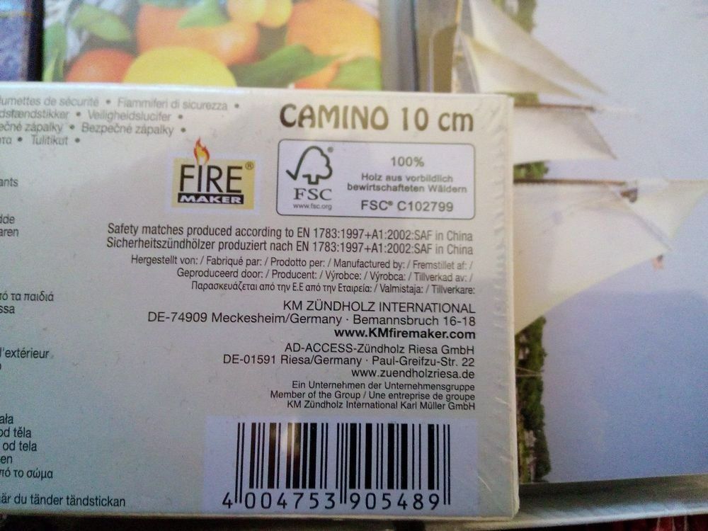 Accendini: Zünd-/Streichhölzer, 10cm, 10er Set – Nuovo e nell'imballaggio originale da Igis venduto da lebi 2