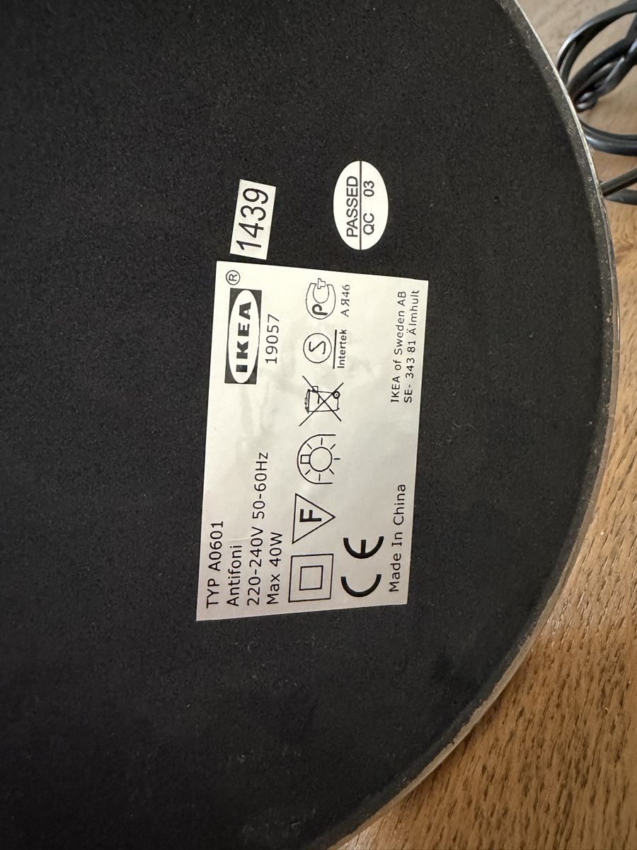 Ikea Lampen: IKEA Antifoni Tischlampe – Neu (gemäss Beschreibung) aus Zürich von Blondebatman 4