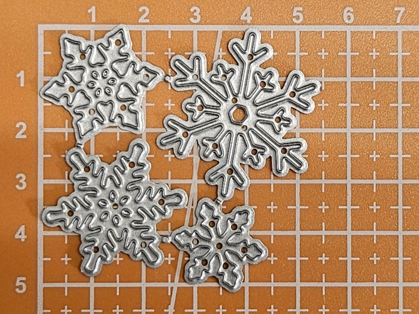 Sciablone: Stanzschablone Nr.1065, Schneeflocken, Weihnachten – Nuovo e nell'imballaggio originale da Gretzenbach venduto da Fliegepilz56 1