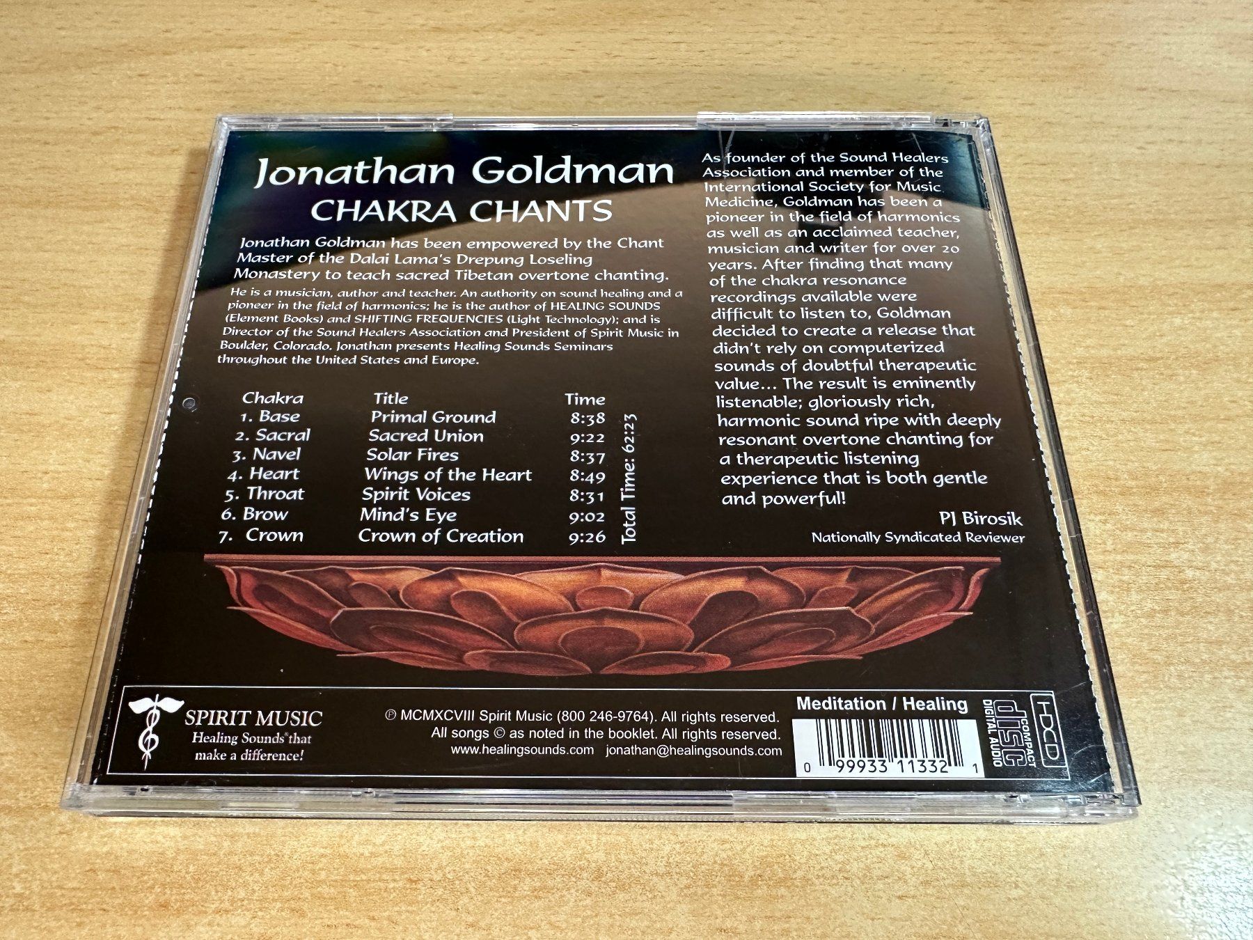 CD: G5 Jonathan Goldman – Chakra Chants – Usato da Rikon im Tösstal venduto da Alpenmutz 1