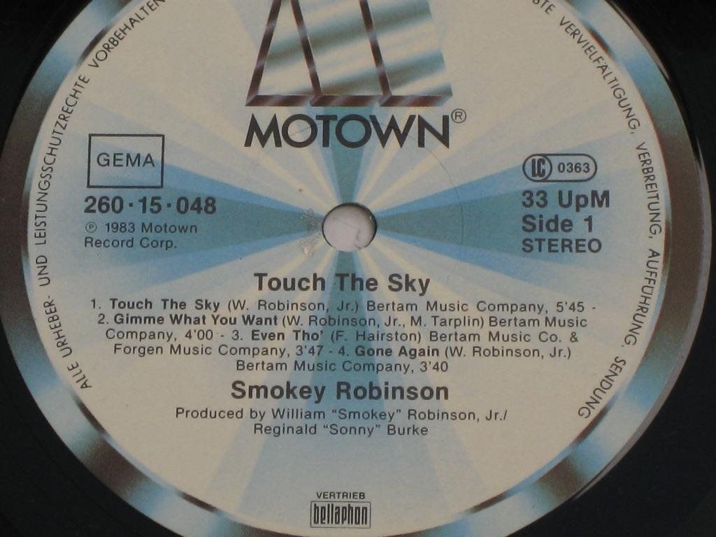 Dischi in vinile: LP - SMOKEY ROBINSON - TOUCH THE SKY – Usato da Steckborn venduto da Quo7 1