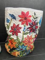 Lustiger Sack (Wäschesack) mit Blumen ca 60cm hoch