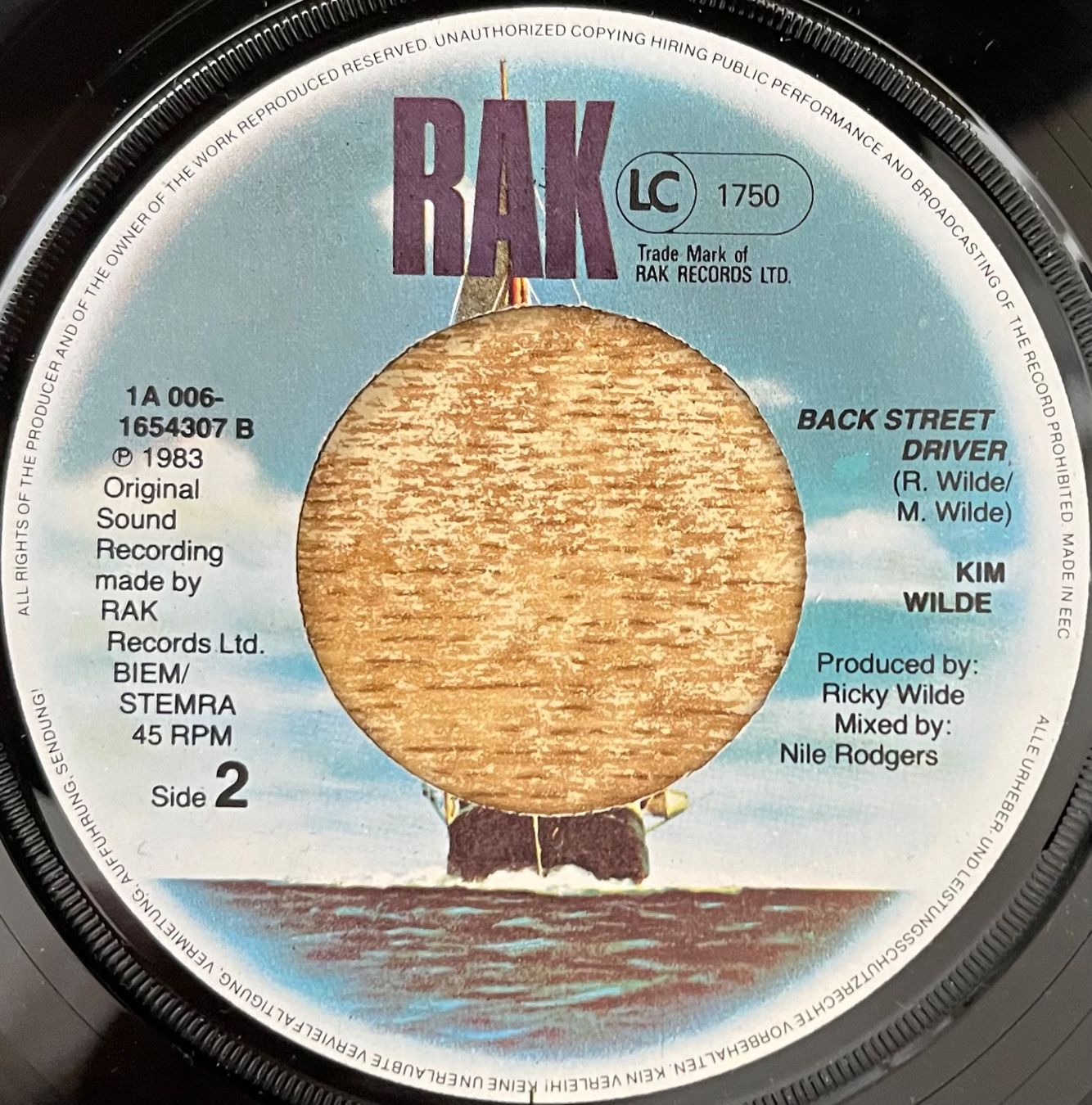 Dischi in vinile: KIM WILDE   - DANCING IN THE DARK – Usato da Bussigny venduto da vinyl-pas-cher 3