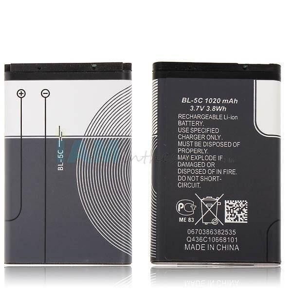 Nokia Batterie: 8 x NOKIA BL-5C Battery Accu Original – Usato da Genève venduto da Cockattoo