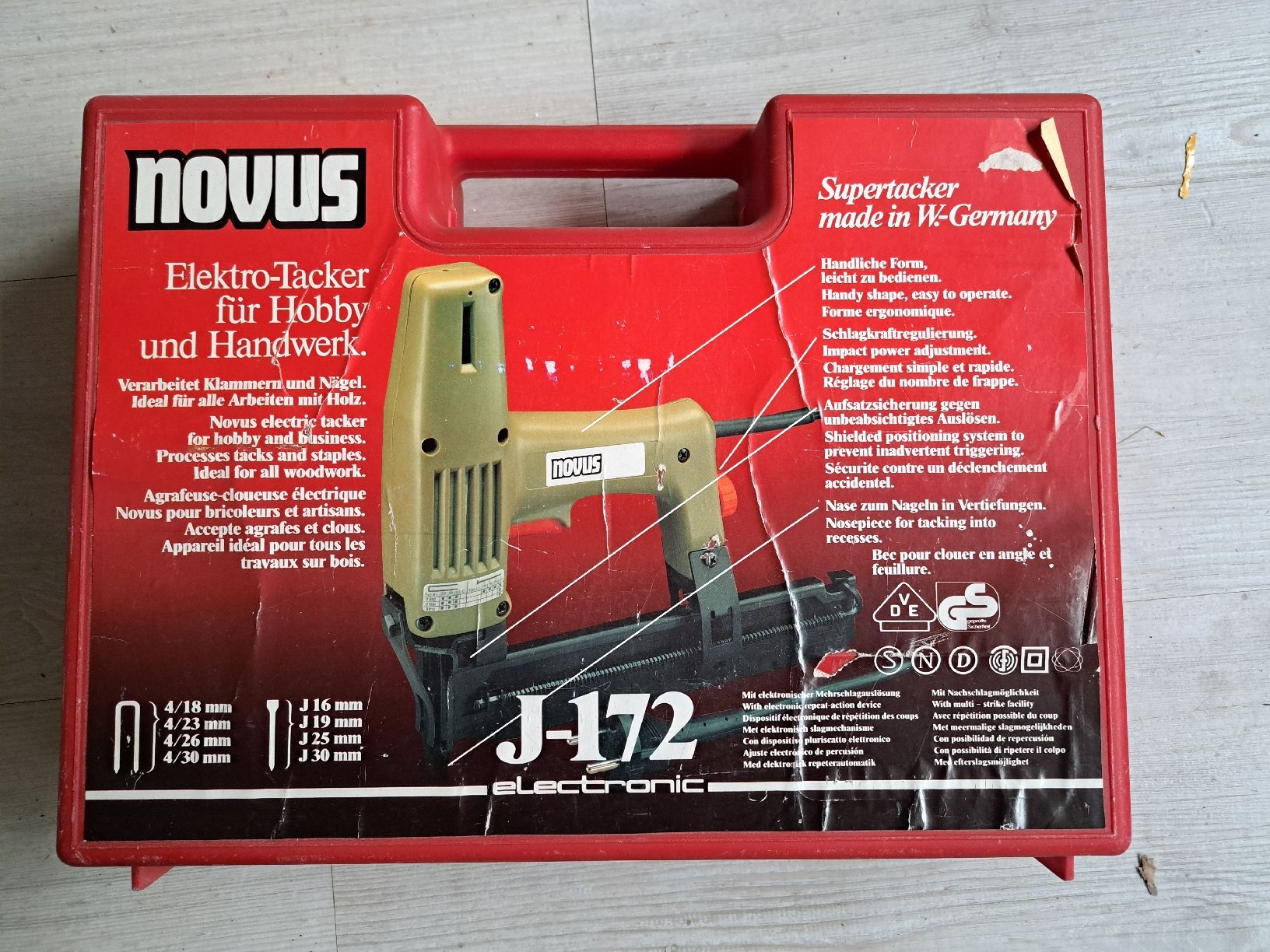 Tutte le macchine: Novus J-172 Electronic Tacker – Usato da Tegerfelden venduto da Spick67 7