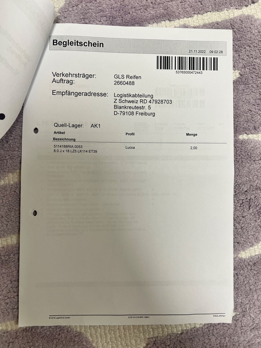 Pneus & Kompletträder: 4 Winterräder 18” Bridgestone Blizzak LM005 – Gebraucht aus Münchenstein von Andri.Gschwind 9