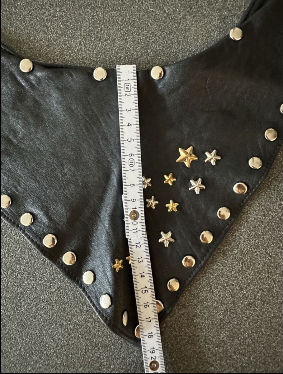 Costumi: Black Leather Collar Studded with Star🌟 – Usato da Vevey venduto da ledidream 5