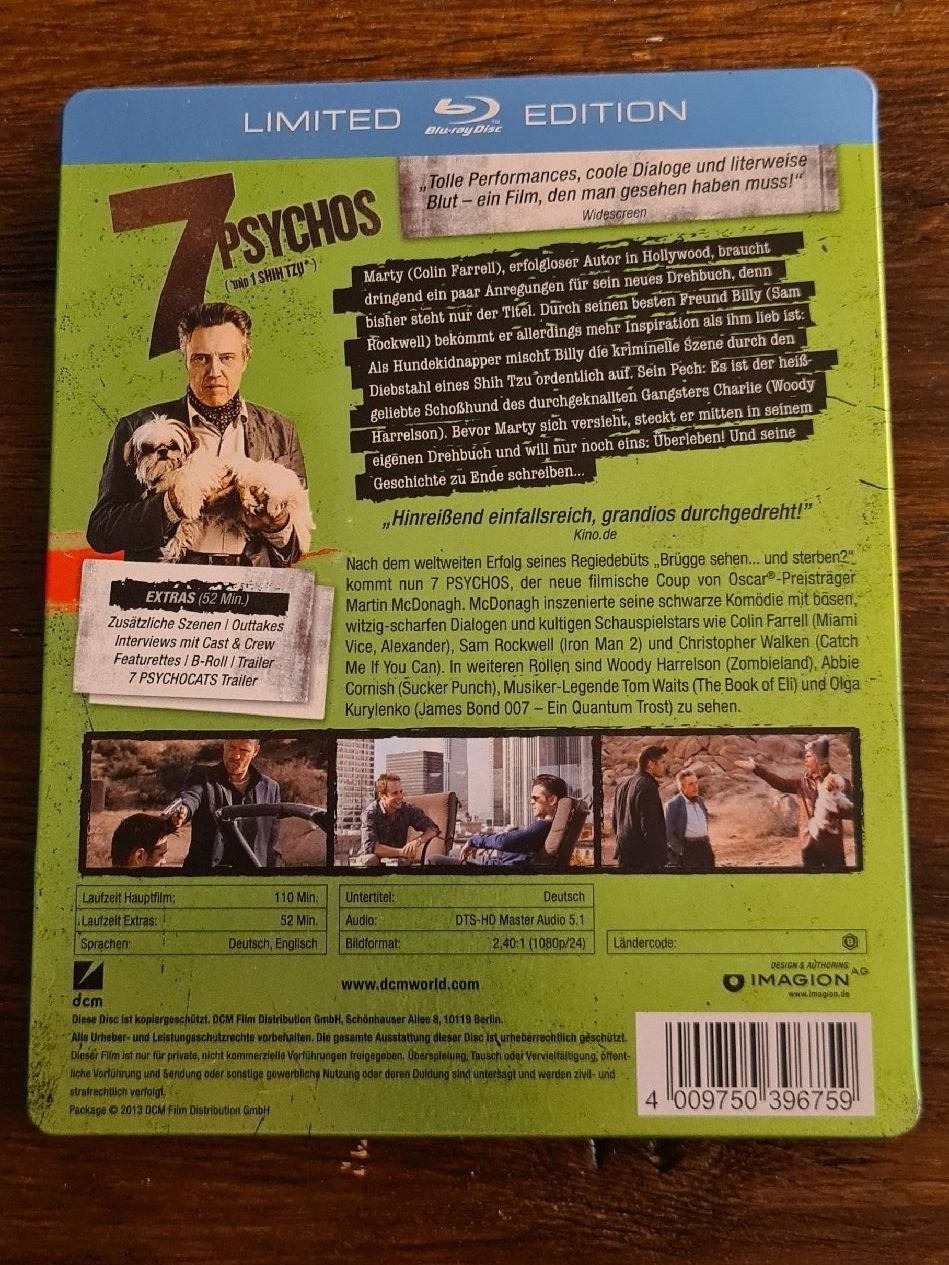 Alle DVDs: 7 Psychos Special Edition Steelbook – Neu (gemäss Beschreibung) aus Oberkirch LU von ThE_CoLLecTor666 1