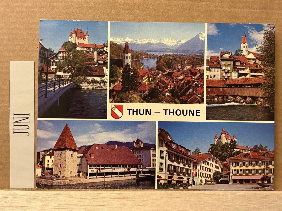 Ansichtskarten: AK von Thun – Gebraucht aus Rümlang von Kartenpost1