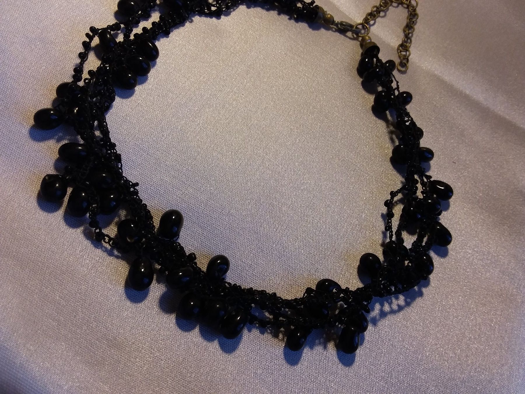 Ketten: Antike schwarze Halskette/Collier, ca 1920 – Gebraucht aus Zürich von helsan 1