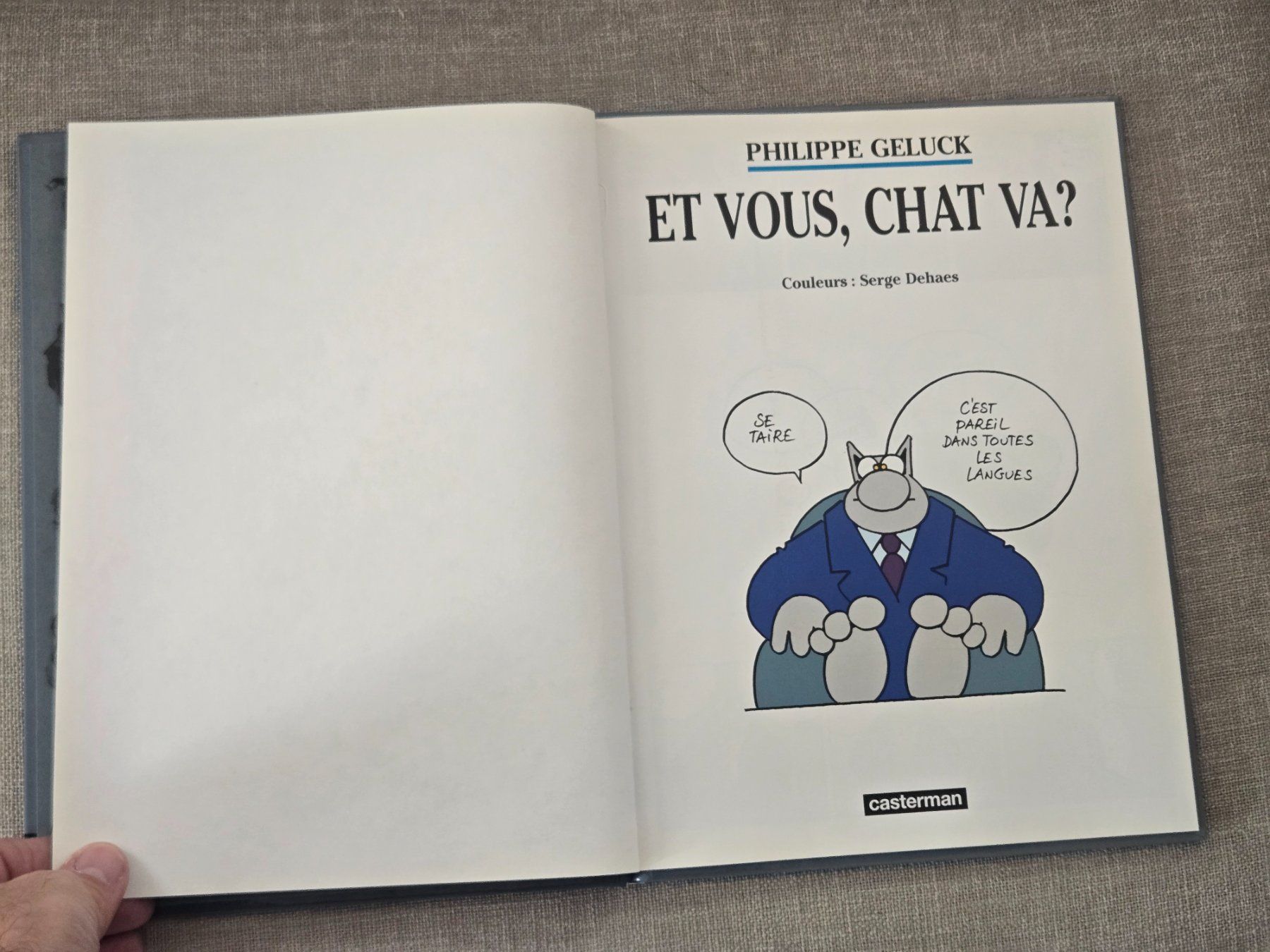Fumetti: Le Chat N°12 - Et vous, chat va? - EO – Usato da Crémines venduto da Blakedrake 4