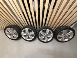 4 Reifen 215/40R17 87V Alufelge mit Gebrauchsspuren VW