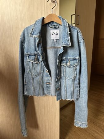 Veste en jean ZARA femme taille S bon état