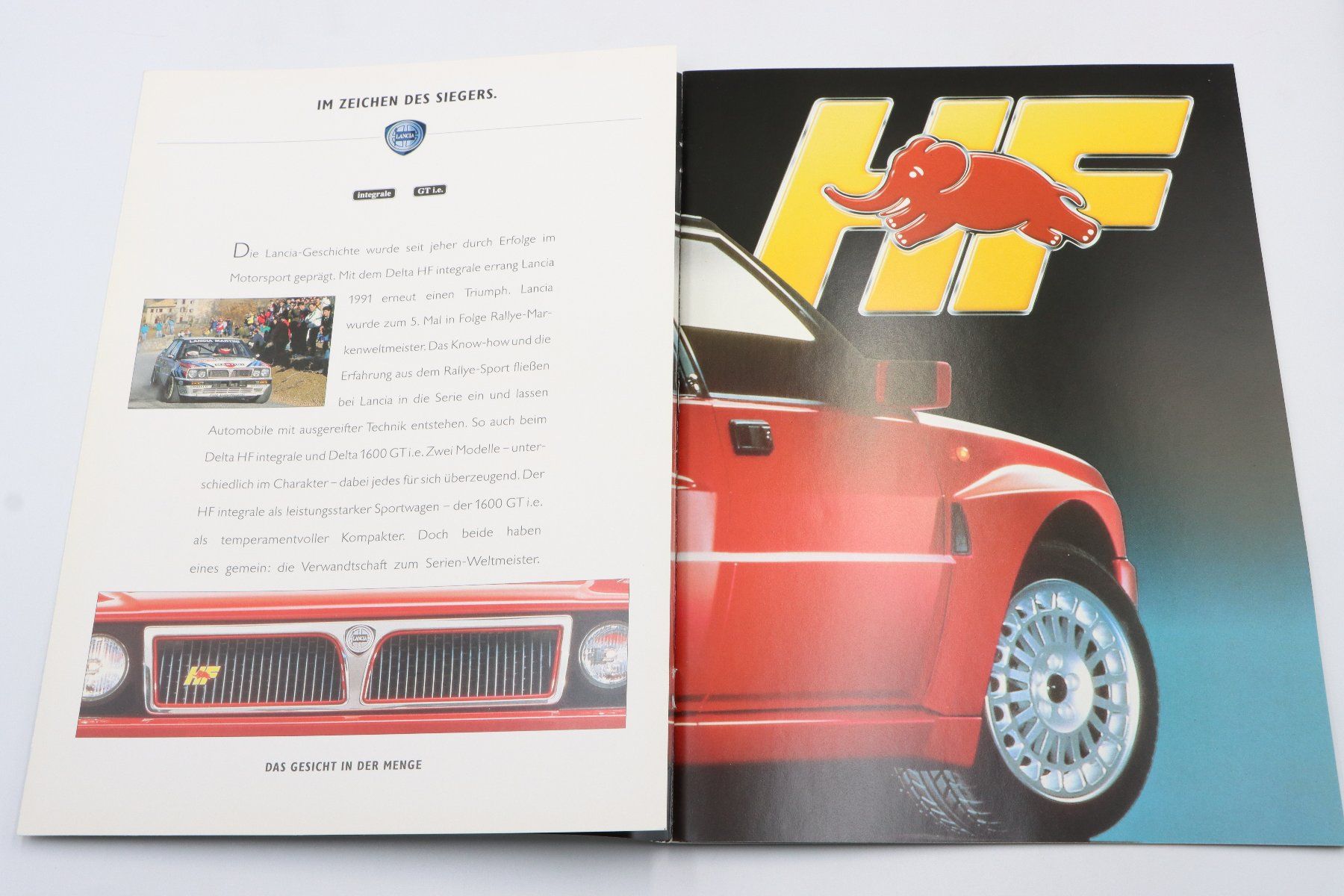 Lancia Documents: Lancia Delta 1992 Prospekt – D'occasion à Bühl b.Aarberg par Collectorpassions 2