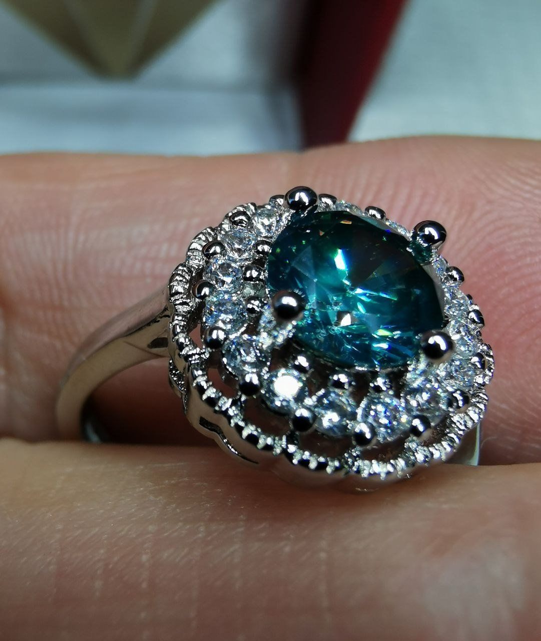Anelli: Bague avec zircons – Nuovo e nell'imballaggio originale da Reconvilier venduto da Tsma67 5