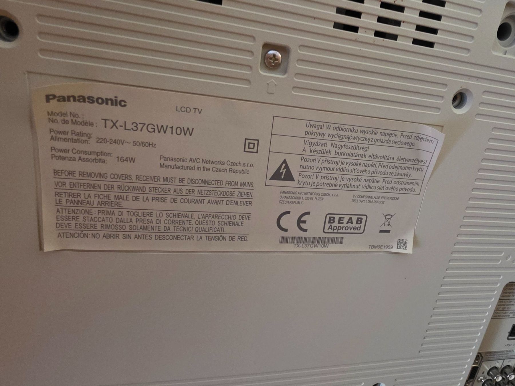 Panasonic Televisori: Panasonic LCD TV, Fernseher – Usato da Nebikon venduto da Japostyle 1