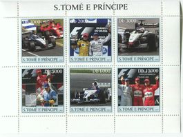 Block "Formel 1". São Tomé und Príncipe.