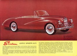 Sunbeam Alpine Roadster  - Original Prospekt