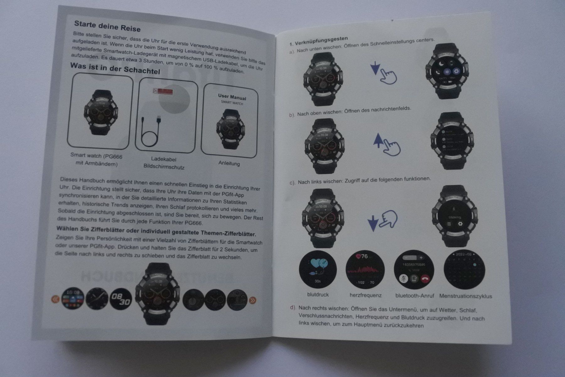 Smart Smartwatch: Smartwatch Titan PG Uhr schwarz – Nuovo (secondo la descrizione) da Worblaufen venduto da Andromedas 4