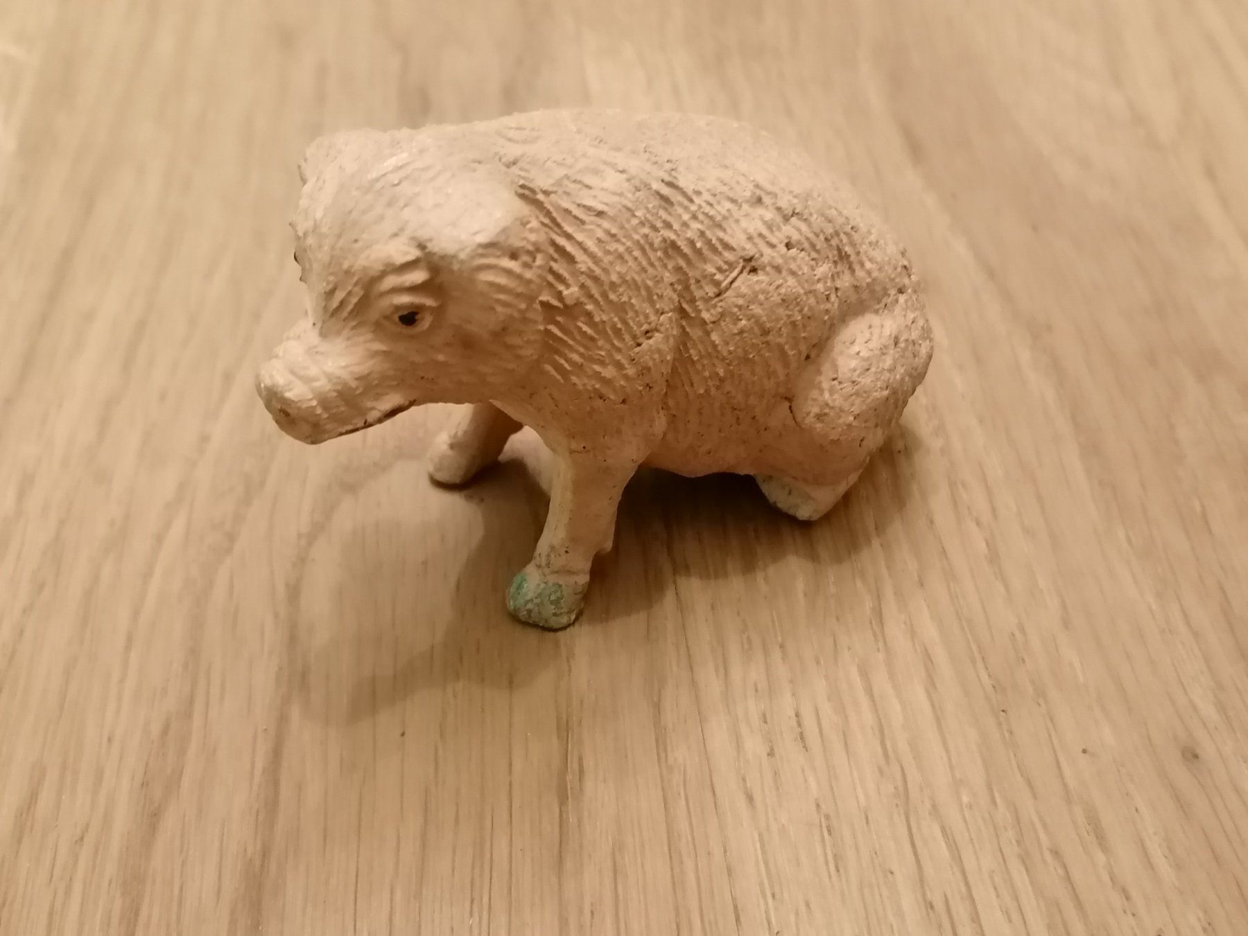 Statuette: Elastolin Tierfigur - Schwein – Usato da Basel venduto da vintagecollector