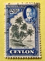 Briefmarken aus Sri Lanka (Ceylon) gestempelt 