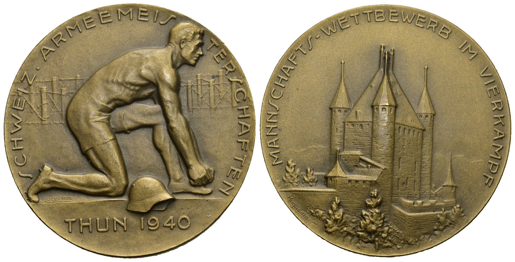 Medaillen: Thun 1940 – Gebraucht aus Bern von numismatictops