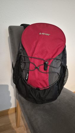 Rucksack Rot Grau Schwarz