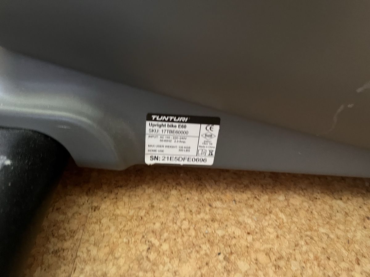 Tunturi Hometrainer: Tunturi Ergometer E60, Velo, Heimtrainer, NP: 889.-- – Gebraucht aus Niederhünigen von Auschra 5