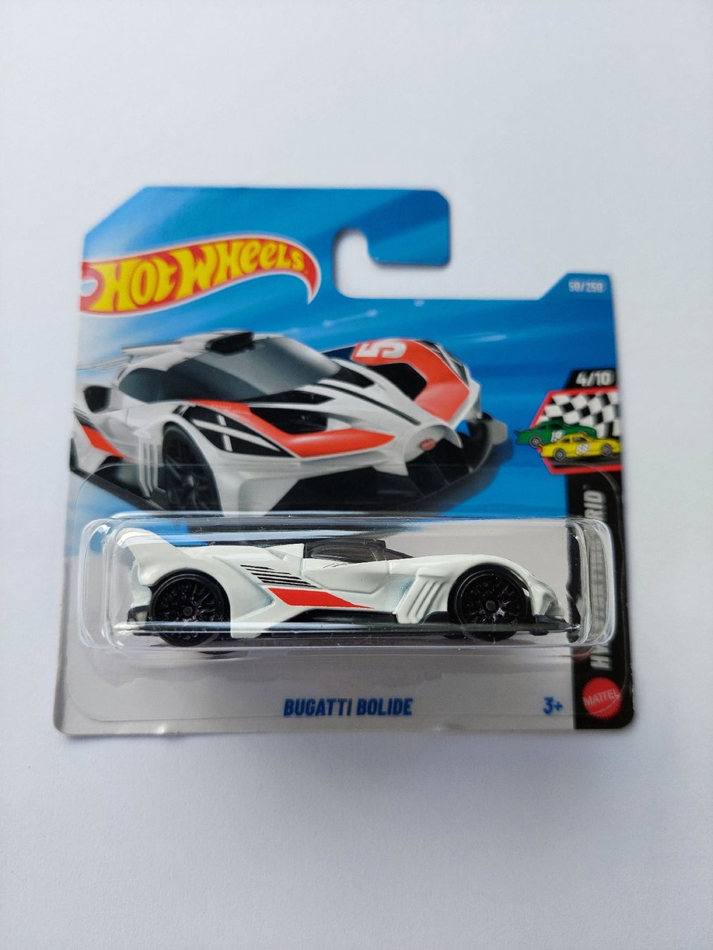 Hot Wheels Modellini d'auto: Hot Wheels Bugatti Bolide weiss  – Nuovo e nell'imballaggio originale da Rüti ZH venduto da S_Like