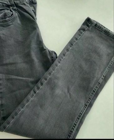 Jeans Stretch Straight Leg Grau Damen Grösse 36 