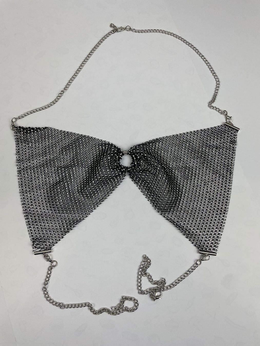 Top: Schwarzes Pailletten-Top, One Size, NEU – Nuovo e nell'imballaggio originale da Wängi venduto da Thurgauer98