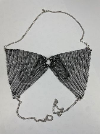 Schwarzes Pailletten-Top, One Size, NEU