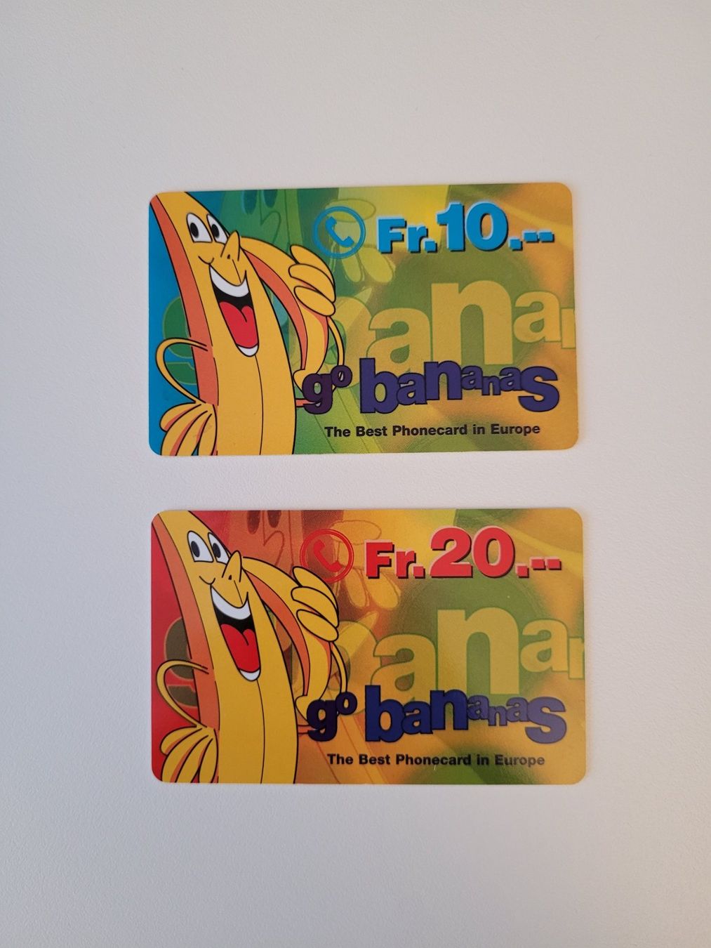 Telefon- & Taxkarten: Telefonkarten go bananas – Gebraucht aus Inwil von Flower2325