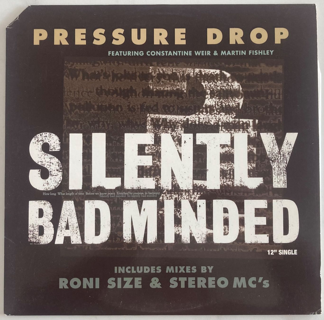 Schallplatten: PRESSURE DROP - SILENTLY BAD MINDED – Gebraucht aus Poliez-Pittet von Newtown-Records