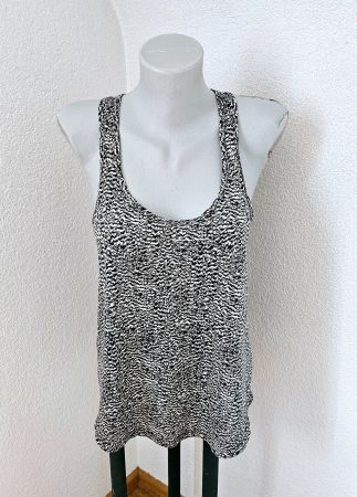 Top Gr. S Schwarz Weiss gemustert H&M