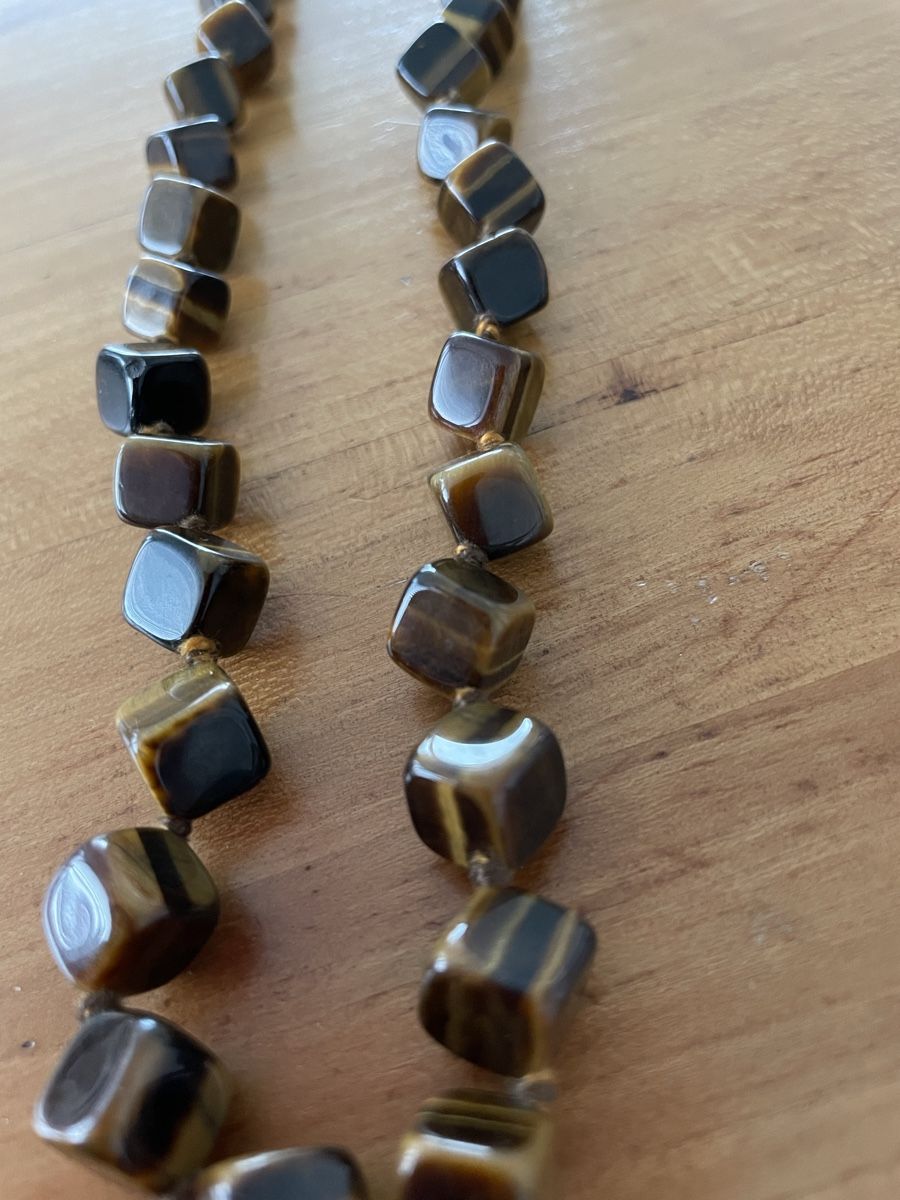 Catenine: Kette Tigerauge 62cm lang – Usato da Urdorf venduto da Msakul