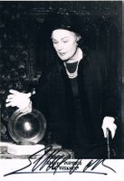 Elvire Popesco 1894-1993 Autogramm Vintage Foto 10x14cm