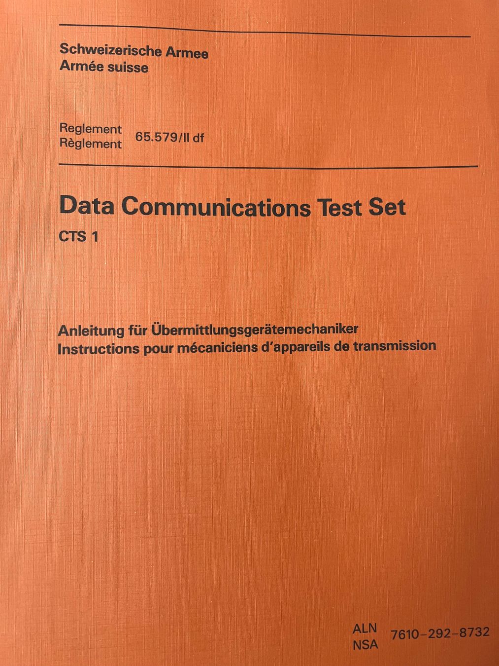 Misurare: RUAG Schweizer Armee ETAT CTS-1 Data Communications Test Set – Usato da Oberhofen Thun'see venduto da SwissTreasure 8